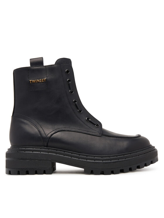 TWINSET Botki 252TCP184 Czarny