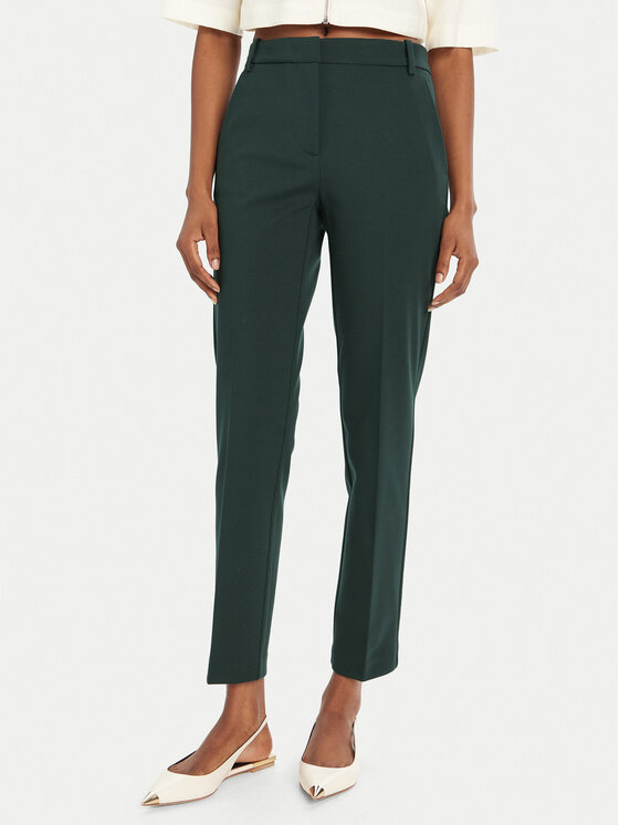 PINKO Spodnie materiałowe Bello 100155 A24D Zielony Regular Fit