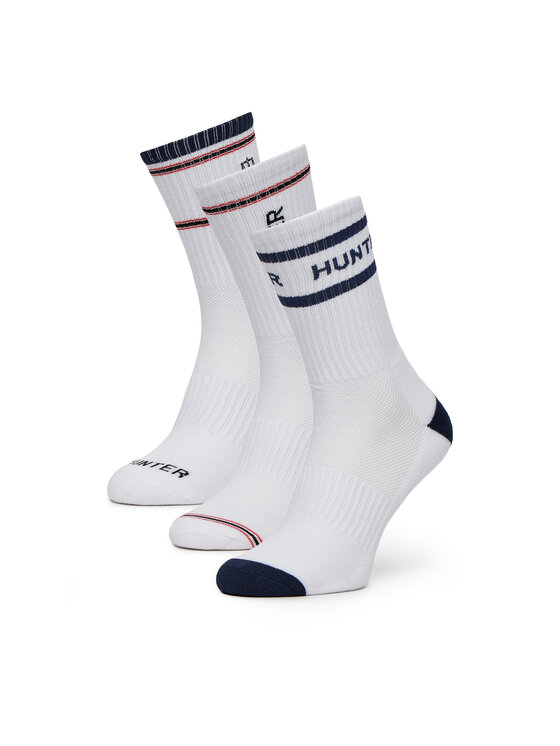 Hunter Skarpety długie AS_HUNTER_02W_SS25 (3-PACK) Biały