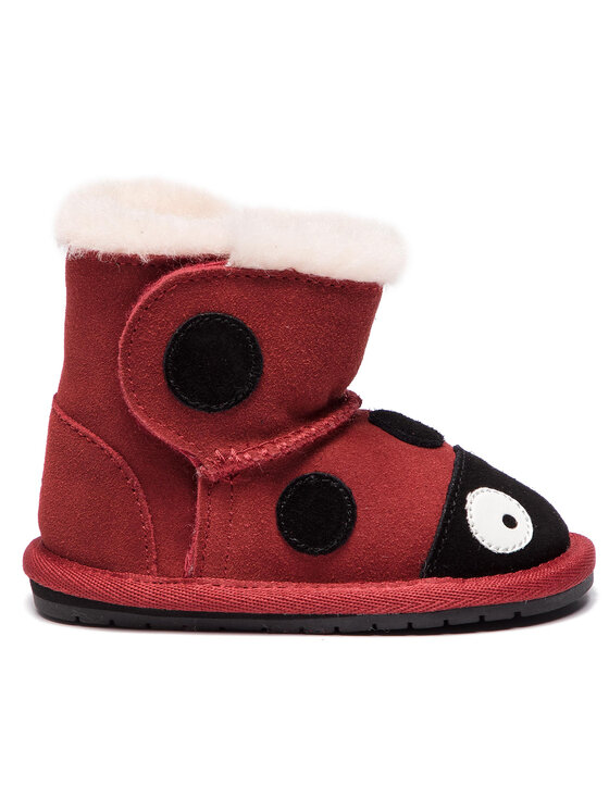 EMU Australia Śniegowce Ladybird Walker B10317 Czerwony