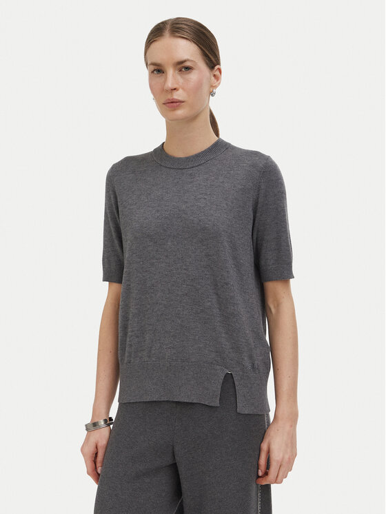 Liu Jo Bluzka WF6419 MA16R Szary jasny Regular Fit