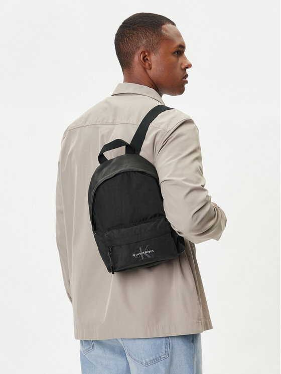 Calvin Klein Plecak Bold Small Round Backpack LV04D3257G Czarny