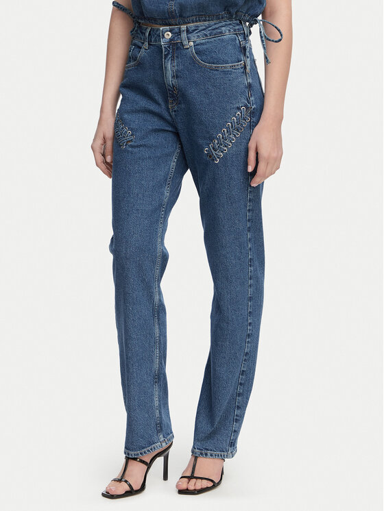 Karl Lagerfeld Jeans Jeansy B2W10086 Niebieski Straight Fit