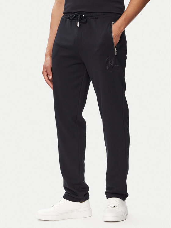 KARL LAGERFELD Spodnie dresowe 705019 563900 Granatowy Regular Fit