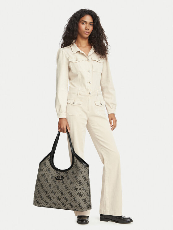 Guess Torebka Samantha Travel TWLB23 13010 Beżowy ciemny