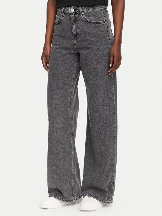 Karl Lagerfeld Jeans Jeansy B3W10103 Szary ciemny Relaxed Fit