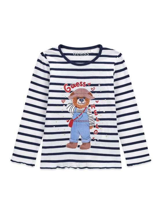 Guess Bluzka K6BI13 K5840 Biały Regular Fit