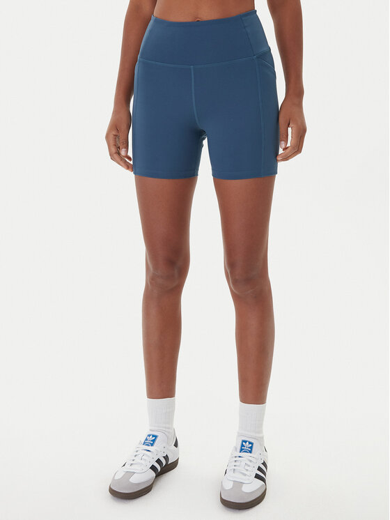Girlfriend Collective Szorty sportowe Pocket Run 4037 Granatowy Slim Fit
