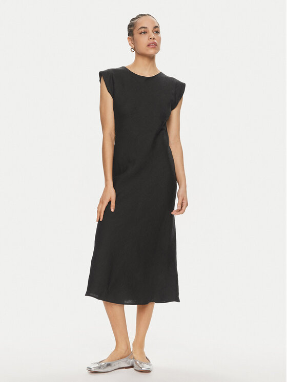 Marella Sukienka letnia Hidalgo 2413221192 Czarny Regular Fit