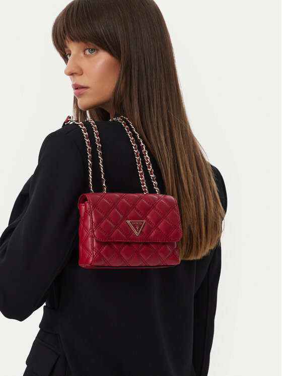 Guess Torebka Giully II Mini HWQG96 73740 Czerwony