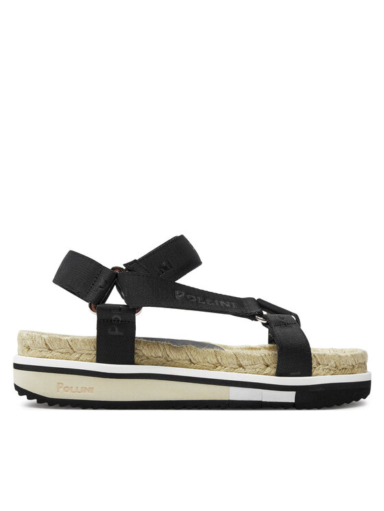 Pollini Espadryle SA16655G0ITV0000 Czarny