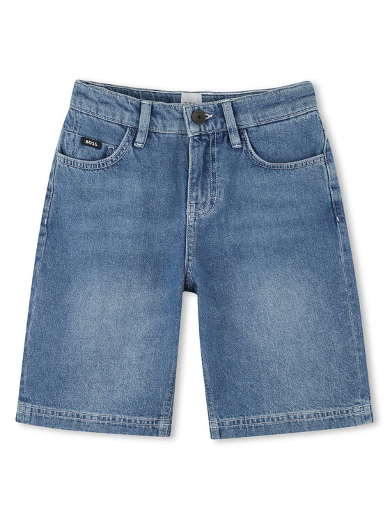 BOSS Szorty jeansowe J51994 D Niebieski Regular Fit