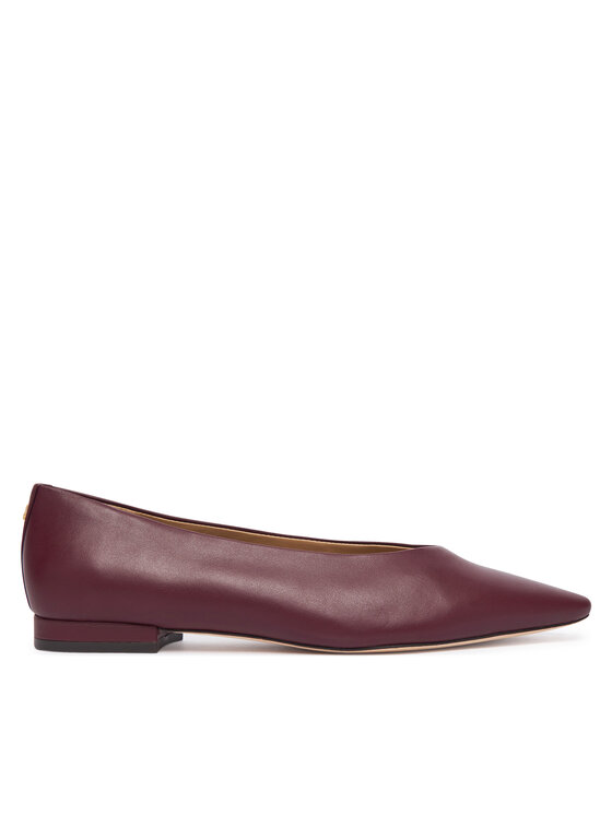 LAUREN RALPH LAUREN Baleriny Audri 802P18411006 Bordowy