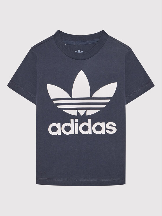 adidas T-Shirt Trefoil HE2190 Granatowy Regular Fit