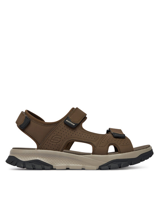 Skechers Sandały Strap River 205724/BRN Brązowy