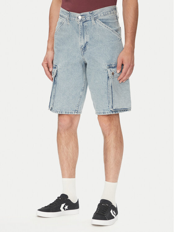 Levi's® Szorty jeansowe 478™ 001GU-0004 Niebieski jasny Baggy Fit