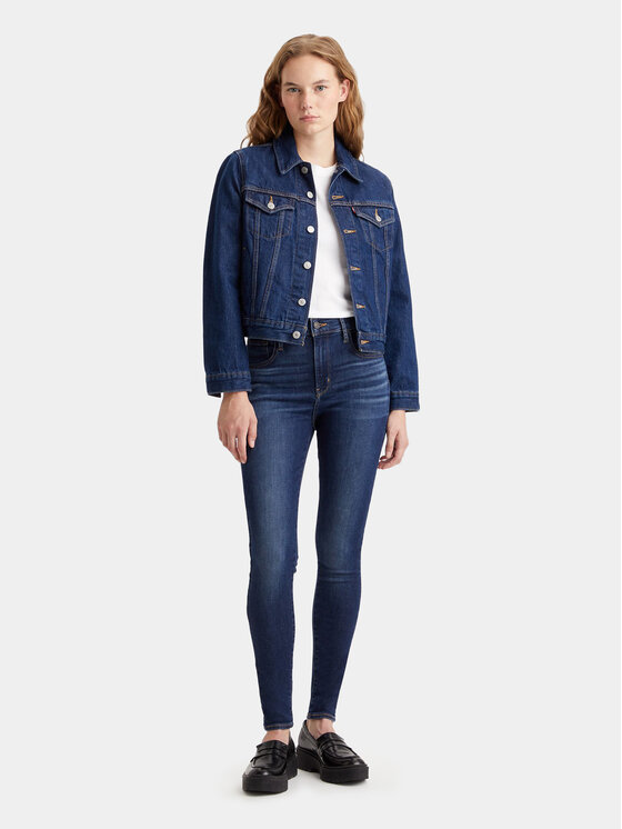 Levi's® Jeansy 720™ 52797-0351 Granatowy Super Skinny Fit