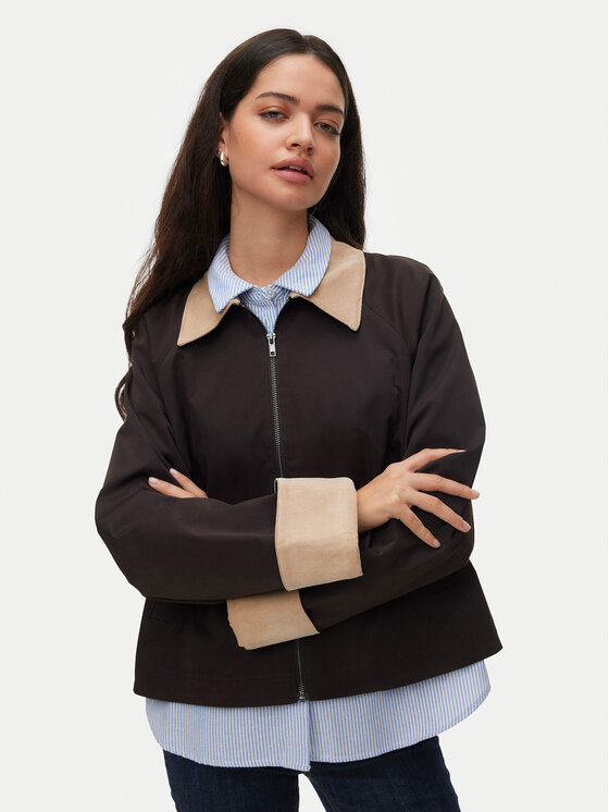 Vero Moda Kurtka koszulowa Vicky 10347720 Brązowy Relaxed Fit