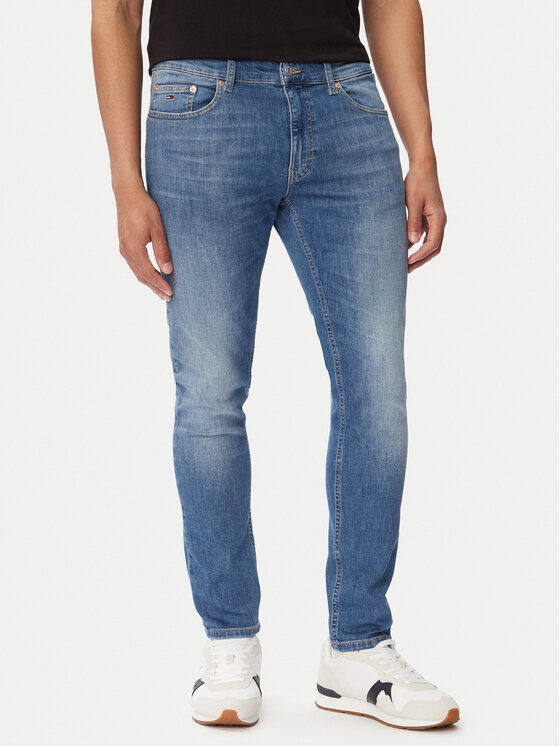 Tommy Jeans Jeansy Austin DM0DM23355 Niebieski Slim Fit