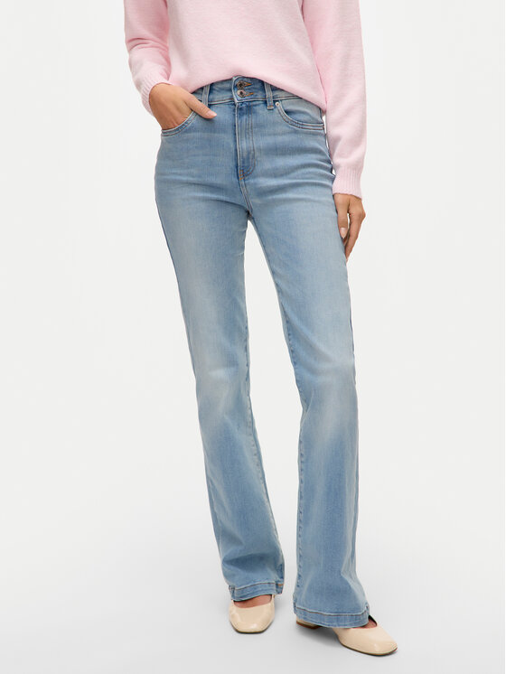 Vero Moda Jeansy Tanna 10325960 Niebieski Flared Fit