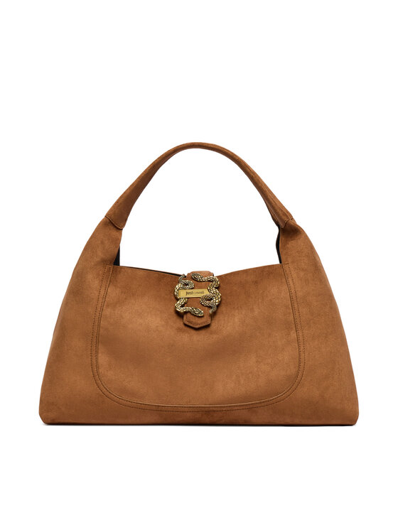 Just Cavalli Torebka Iconic Snakes 81RA4BB1 ZSE74 Brązowy