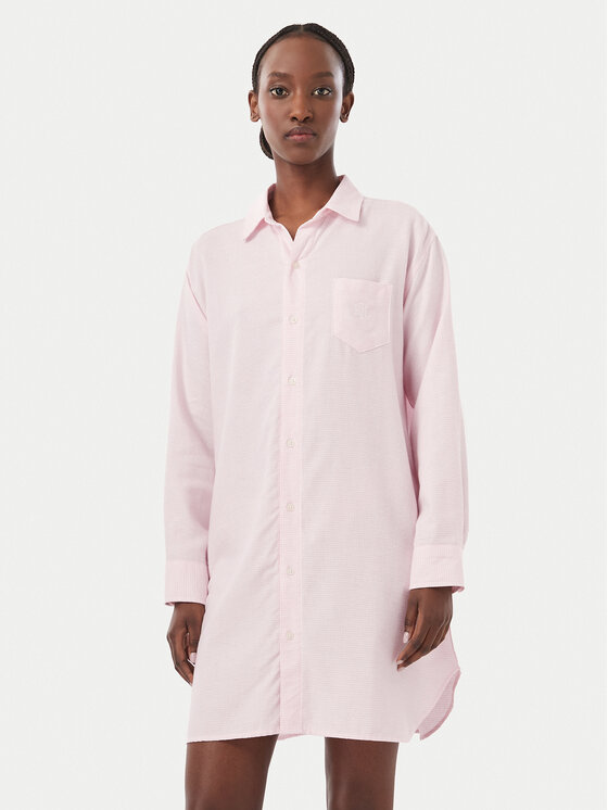 LAUREN RALPH LAUREN Koszula nocna ILN32537 Różowy jasny Regular Fit