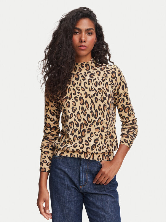 Marella Sweter Fanello 2623366384200 Beżowy Regular Fit