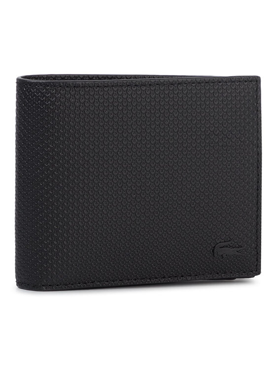 Lacoste Portfel Billfold Zip Case NH2826CE Czarny