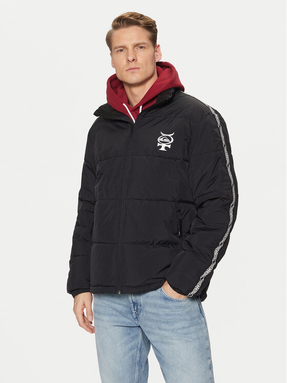 Quiksilver Kurtka snowboardowa Puff The Dragon EQYTJ03445 Czarny Regular Fit