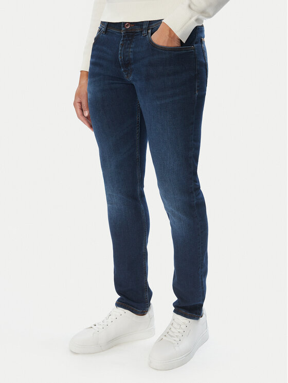Bugatti Jeansy 3108D-26671F Granatowy Slim Fit