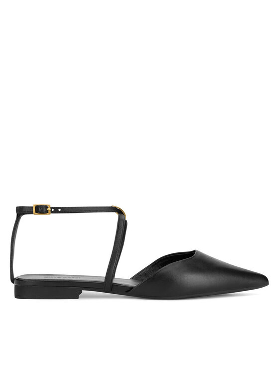 GINO ROSSI Baleriny ALANA-SLT593-X8 Czarny