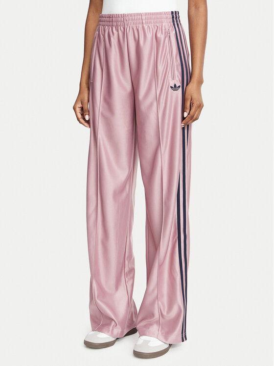 adidas Spodnie dresowe Metallic Firebird Loose Track Pant KS9975 Różowy Relaxed Fit