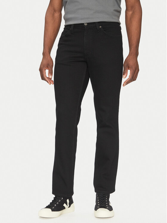 Mustang Jeansy Tramper 1006741 Czarny Straight Fit