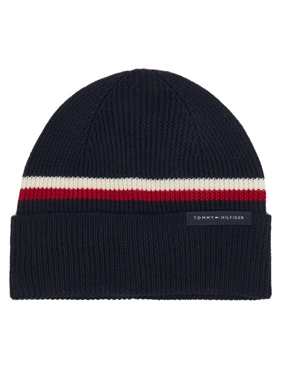 Tommy Hilfiger Czapka AM0AM14534 Granatowy