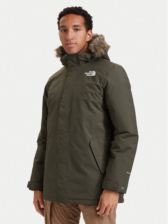 The North Face Kurtka zimowa Zaneck NF0A4M8H Khaki Regular Fit