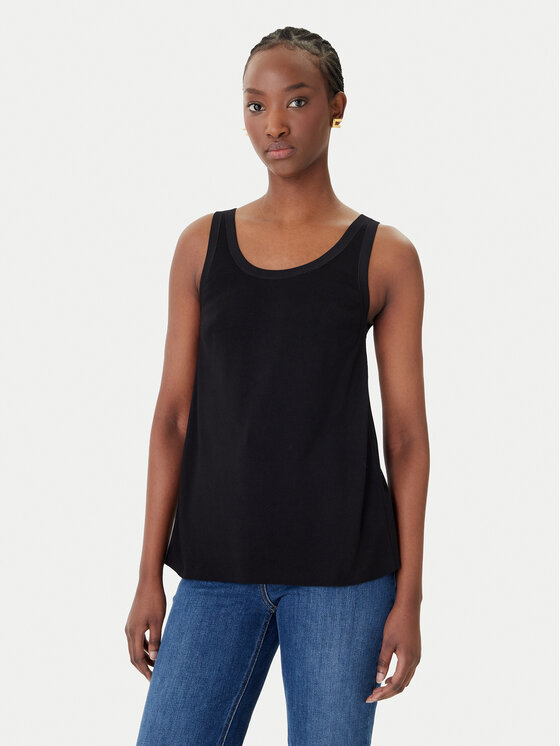 Elisabetta Franchi Sweter TK-72S-61E2-V250 Czarny Regular Fit