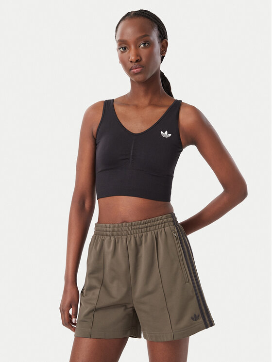 adidas Biustonosz sportowy Essentials Seamless Bralette KU9731 Czarny