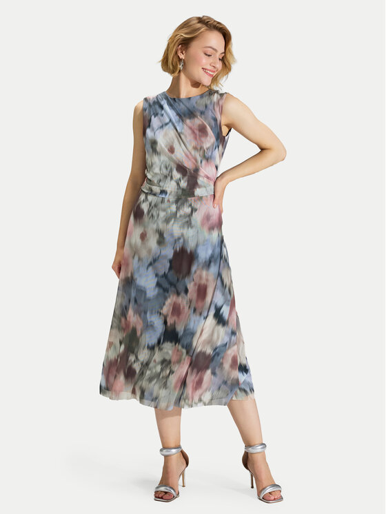 Swing Sukienka koktajlowa 5AK05200 Kolorowy Regular Fit