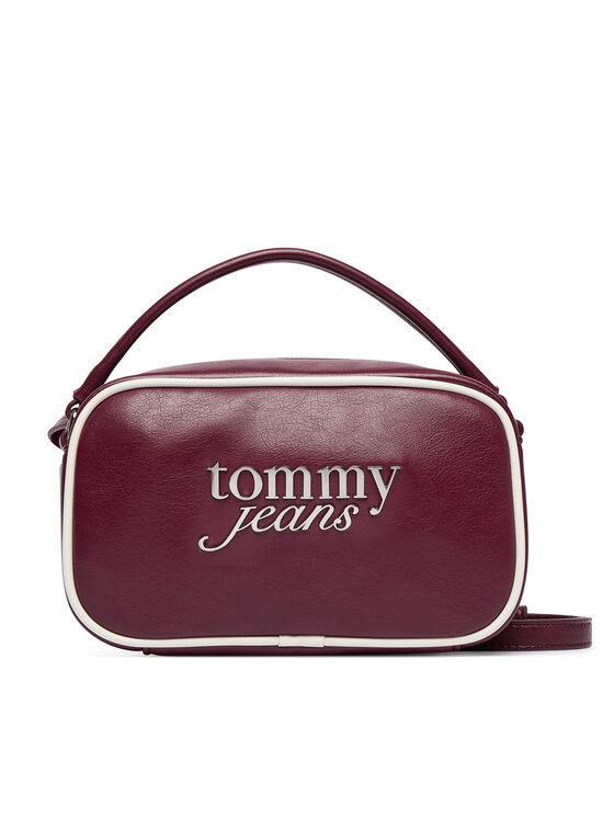 Tommy Jeans Torebka Tjw Bold Script Camera Bag AW0AW19053 Bordowy