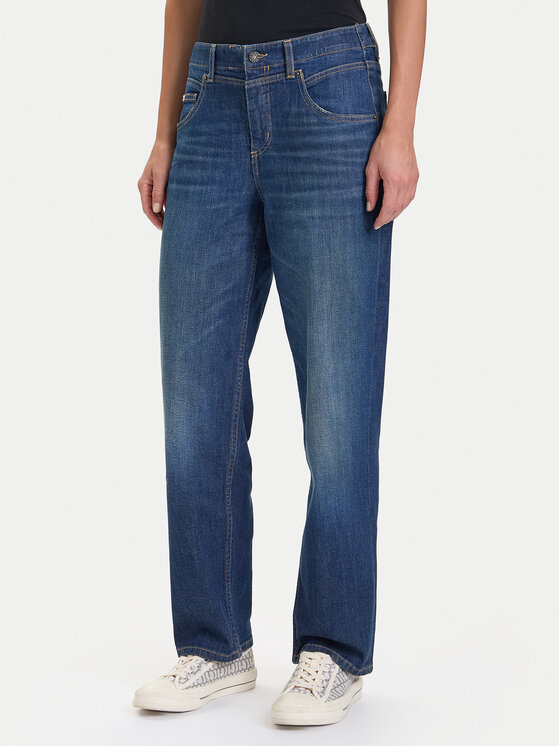 Guess Jeans Jeansy W5BA3O D0026 Niebieski Boyfriend Fit