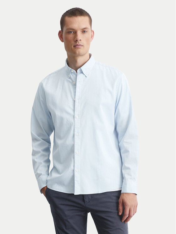 Marc O'Polo Koszula B21 7268 42342 Błękitny Regular Fit