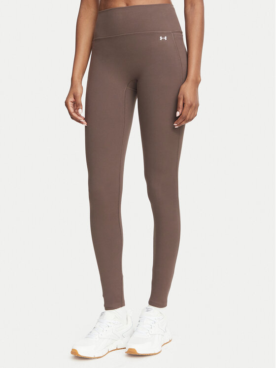 Under Armour Legginsy Motion 6013784 Brązowy ciemny Slim Fit