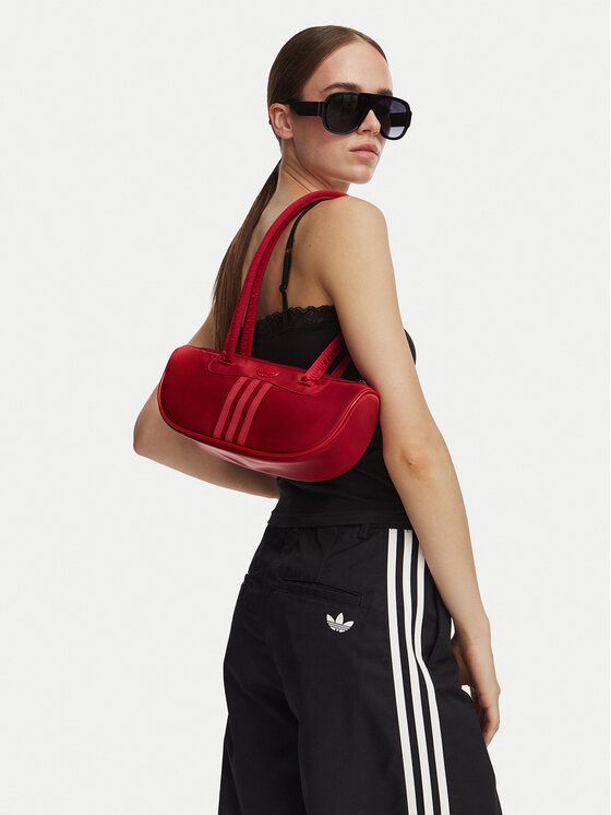 adidas Torebka Bowling Bag Satin IA6115 Czerwony