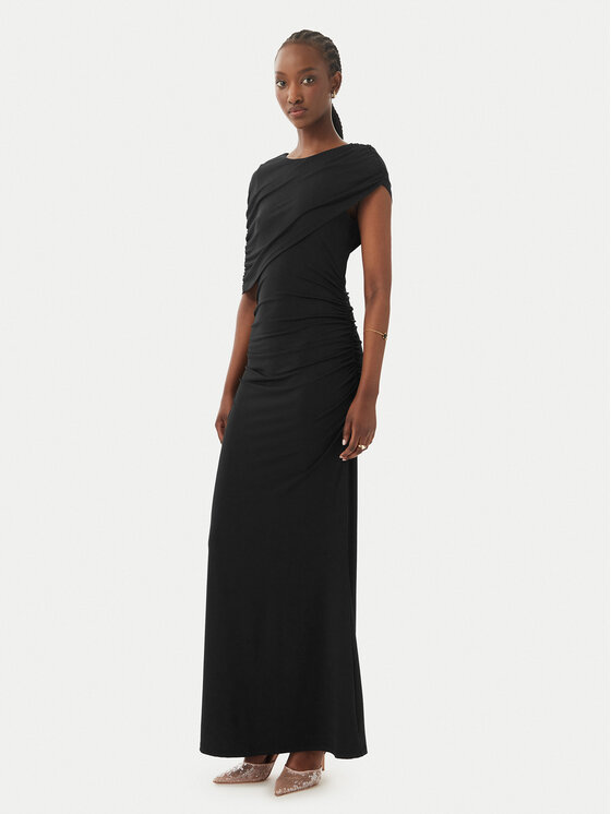 Vero Moda Sukienka wieczorowa Kassandra 10356465 Czarny Regular Fit