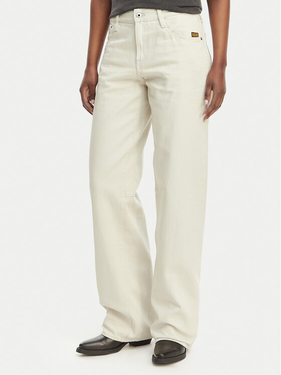 G-Star Raw Jeansy Contor Barrel D27745-E361 Beżowy jasny Relaxed Fit