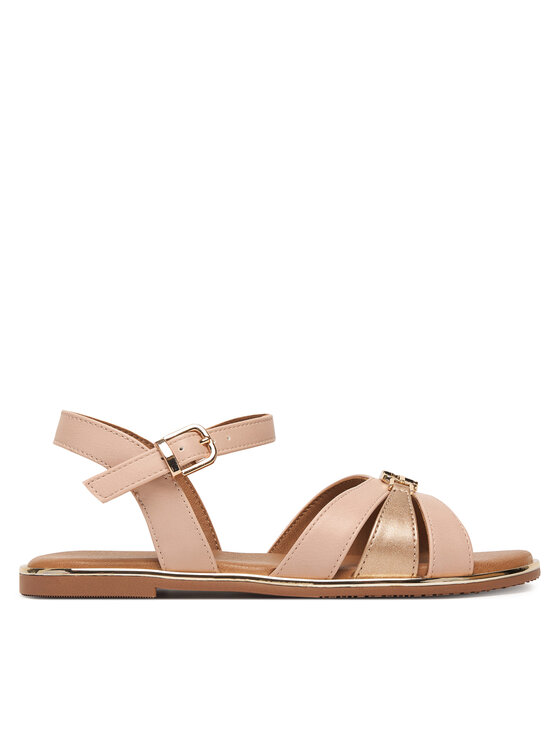 Tommy Hilfiger Sandały T3A2-34280-0326 S Beżowy
