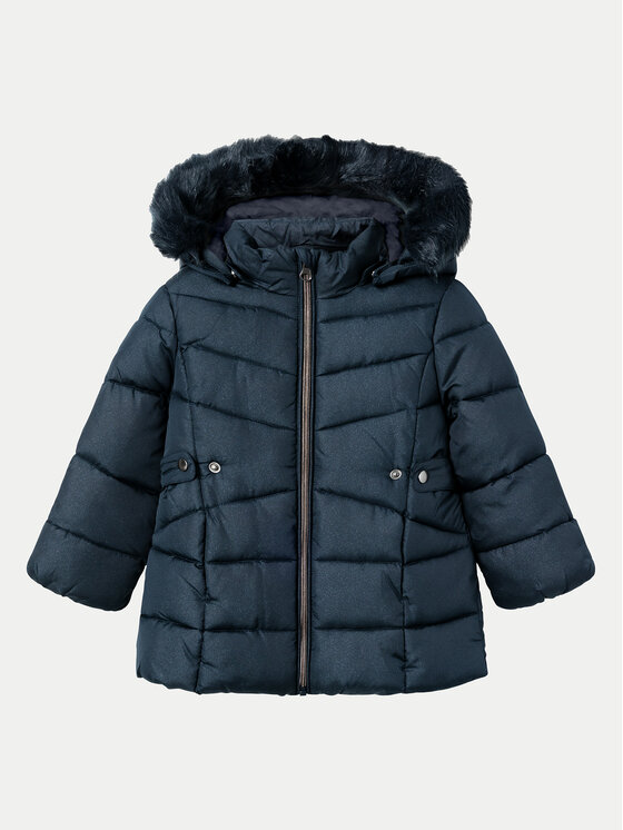 NAME IT Kurtka zimowa 13231151 Granatowy Regular Fit