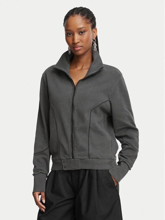 G-STAR Bluza Washed  D30053-D969 Czarny Regular Fit