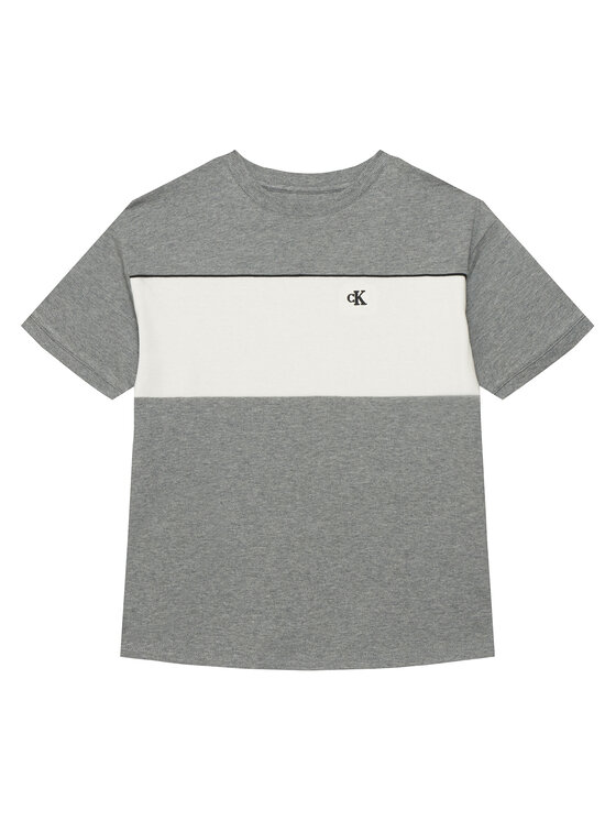 Calvin Klein Jeans T-Shirt LVCKTJA41B Szary Regular Fit