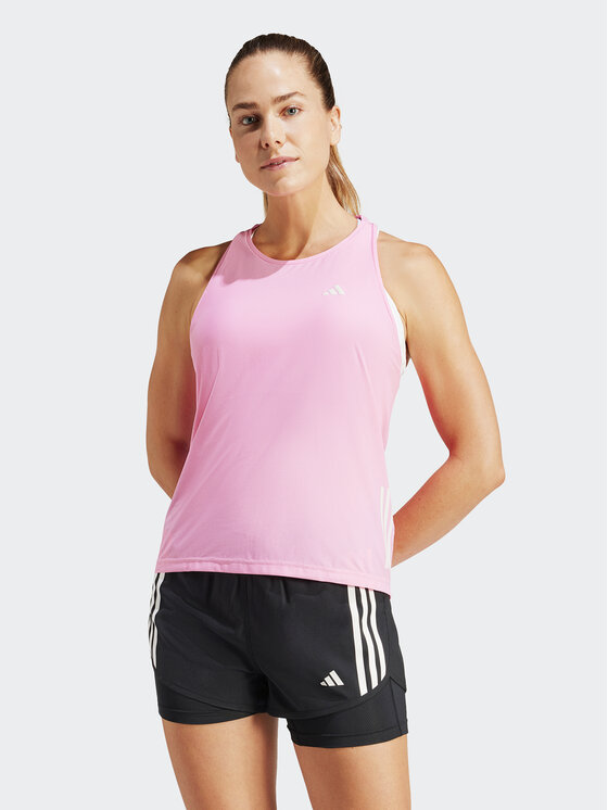adidas Koszulka techniczna Own The Run IN2963 Różowy Regular Fit